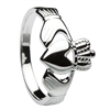 Sterling Silver Men's Traditional Heavy Claddagh Ring 14mm