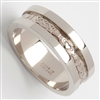 Platinum Men's Claddagh Wedding Ring 6mm