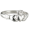 Sterling Silver Small Claddagh Ring 9mm