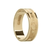 14k Yellow Gold Men's Claddagh Wedding Ring 7.2mm