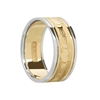 10k Yellow Gold Men's Claddagh Wedding Ring 9.9mm