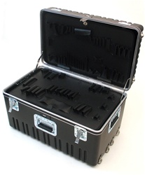 555TH-XGHXEH TRANSPORTER TOOL CASE WITH WHEELS AND TELESCOPING HANDLE