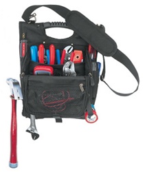 CLC1509 21 POCKET ZIPPERED PROFESSIONAL ELECTRICIAN'S TOOL POUCH