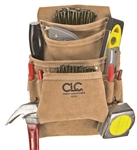 CLCI923X 10 POCKET SUEDE NAIL & TOOL BAG