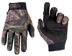 CLCM125 BACKCOUNTRY MOSSY OAK FORM-FITTED, HIGH DEXTERITY WORK GLOVES