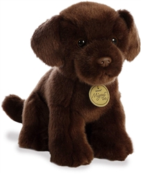 Chocolate Lab Pup Miyoni Tots Collection  by Aurora 8" High