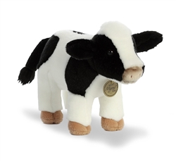 Holstein Calf/Cow Black and White Miyoni Collection by Aurora 9" High