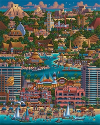 Cancun Dowdle Folk Art 1000 Piece Puzzle