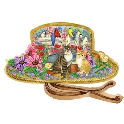 Bits & Pieces Sunshine Garden Hat Shaped 700-Piece Puzzle