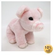 Douglas Betina Pink Pig 9.5"L