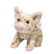 Mud Pie the Brown Spotted Pig 7"h