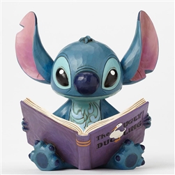 Jim Shore Enesco Disney Traditions Stitch Finding a Family 5.75" High