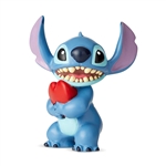 Enesco Disney Showcase Stitch Heart Mini Figurine 2.5"
