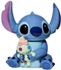 ENESCO DISNEY CERAMICS STITCH HOLDING SCRUMP DOLL SCULPTED COOKIE JAR CANISTER