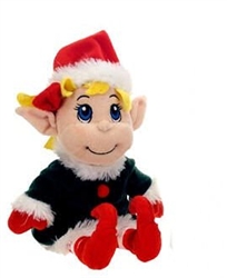 Santa's Secret Elf Girl 12"h