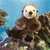 Baby Sea Otter Puppet 12" L