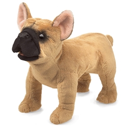 French Bulldog Puppet 16" L