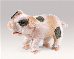 Grunting Pig Puppet 14" L