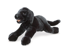 Black Labrador Puppy Puppet