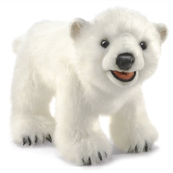 Polar Bear Cub Puppet 14" L