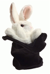 Rabbit in Hat Puppet