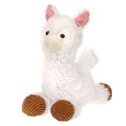 Llama White Lying 10" L