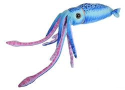 Blue Squid Plush Toy 30" Long