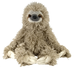 Three Toed Sloth Cuddlekins Plush 12"