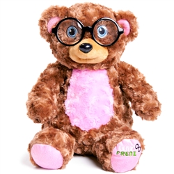 Big Pink Teddy Glasses Holder 15"h