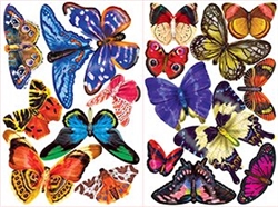 Butterflies 18  Mini Shaped Puzzles II 500 Piece Total by Lafayette Puzzle Company