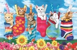Hanging Out Kitten 500 Piece Puzzle