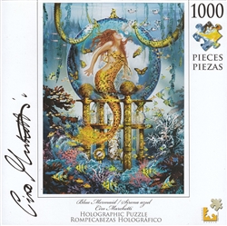 Blue Mermaid Special Effect Holographic 1000 Piece Puzzle