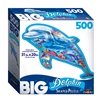 Big Dolphin 500 Piece Shaped Puzzle