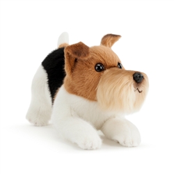 Wire Fox Terrier Plush Dog Nat & Jules Collection 10" Long