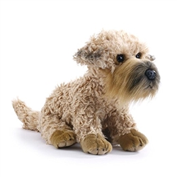 Wheaten Terrier Plush Dog 12" L from Nat & Jules Collection