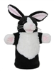 Black and White Rabbit CarPets Puppet