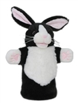Black and White Rabbit CarPets Puppet