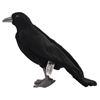 Black Crow Plush Toy by Hansa 8" H