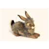 Bunny Rabbit Blacktailed Crouching 9.75" L