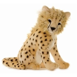 Hansa Cheetah Cub Medium 12.5" H