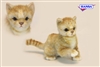 Ginger Kitten - Orange Tabby Kitten Cat 7" High