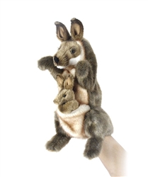 Hansa Kangaroo Puppet 12" H