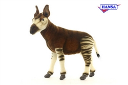Okapi Standing Plush Toy 13" H