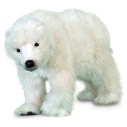 Polar Bear Cub Standing by Hansa 19" L