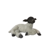 Sheep Suffolk Lying black and White by Hansa 18" L