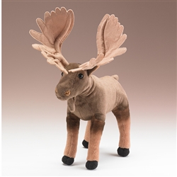 Moose Standing Plush Toy  13" H