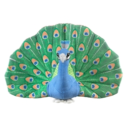 Peacock by Wildlife Artists 15" W