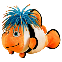 Bubblez Clown Fish Zibbie with Koosh Head