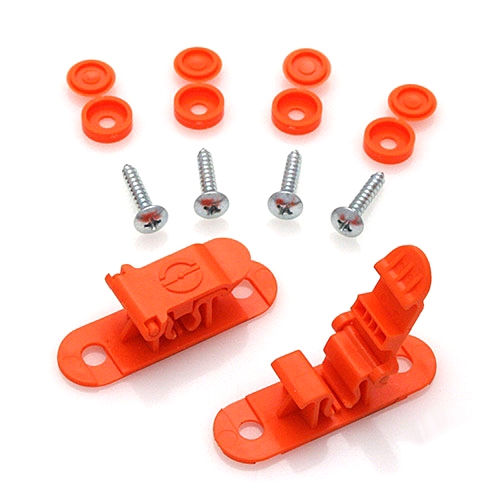 Skid Clamp Assembly 5.5mm-6.5mm Orange