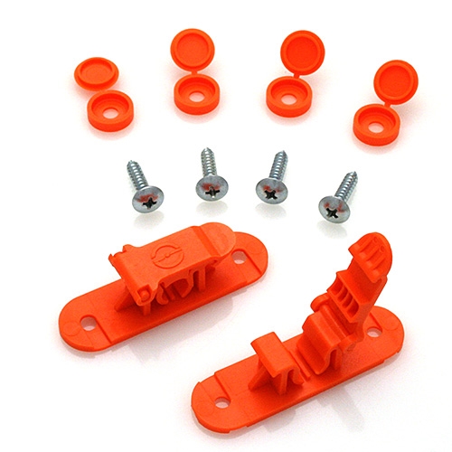 Skid Clamp Assembly 9.0mm Orange